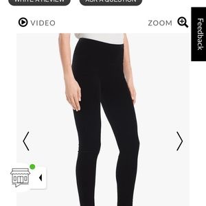White House Black Market - Velvet Leggings